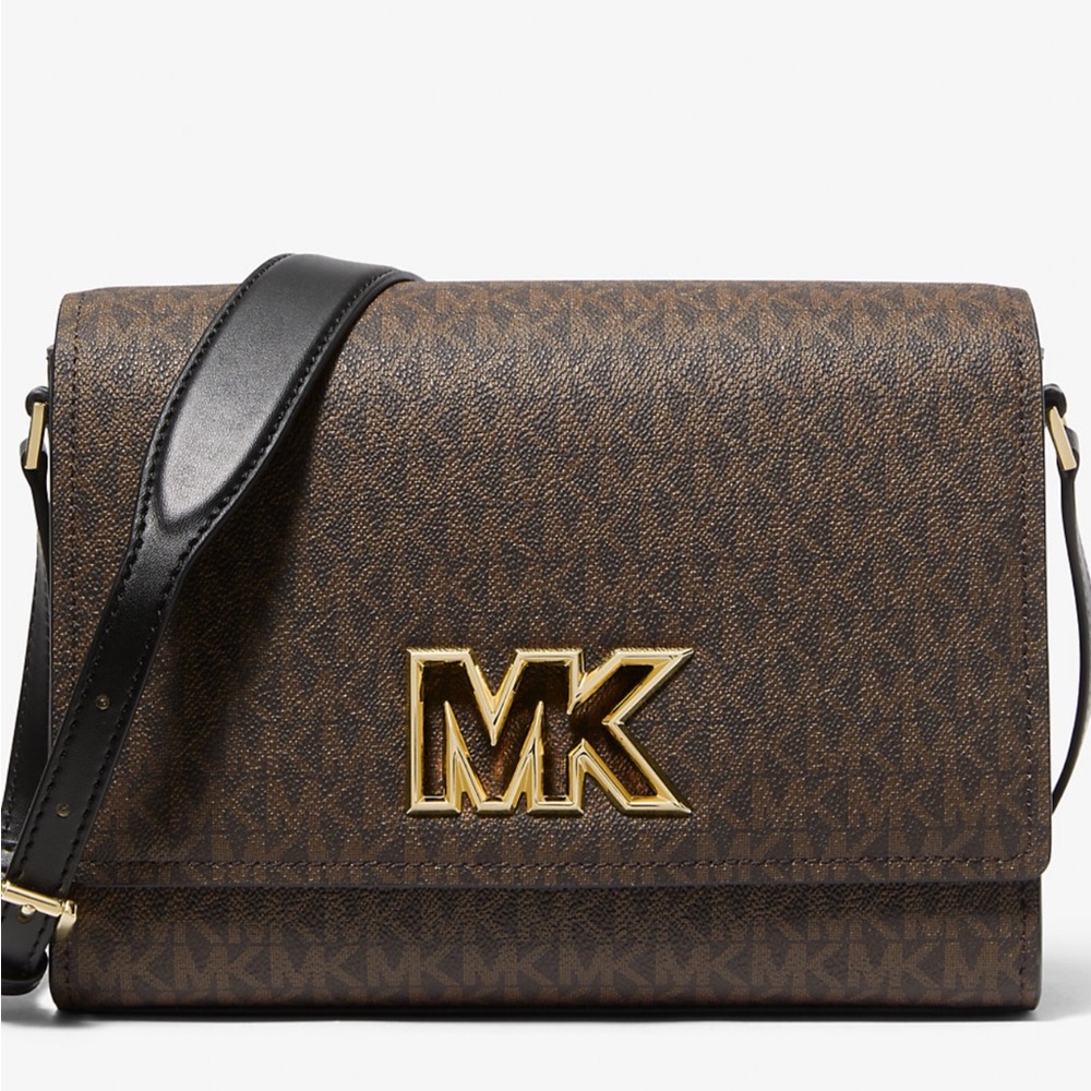 Michael kors crossbody handbag black and brown new